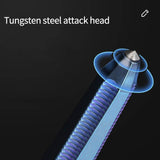 Tungsten steel attack head