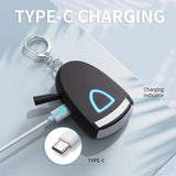 Tenvellon Personal Alarm Keychain 130dB Rechargeable Batteries