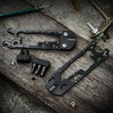 Tenvellon Pocket Tools Keychain Pocket Multi tool with Screwdriver Set