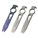 Titanium EDC Pry Bar Hex Wrench Pocket Tool