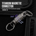 Lightweight EDC keychain clip for keys and small accessories