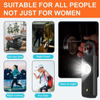 Tenvellon Personal Alarm Keychain Rechargeable Batteries 130dB for Women and Kids