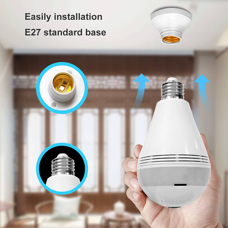 wifi camera lamp 360
