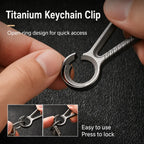 Titanium Keychain Clip