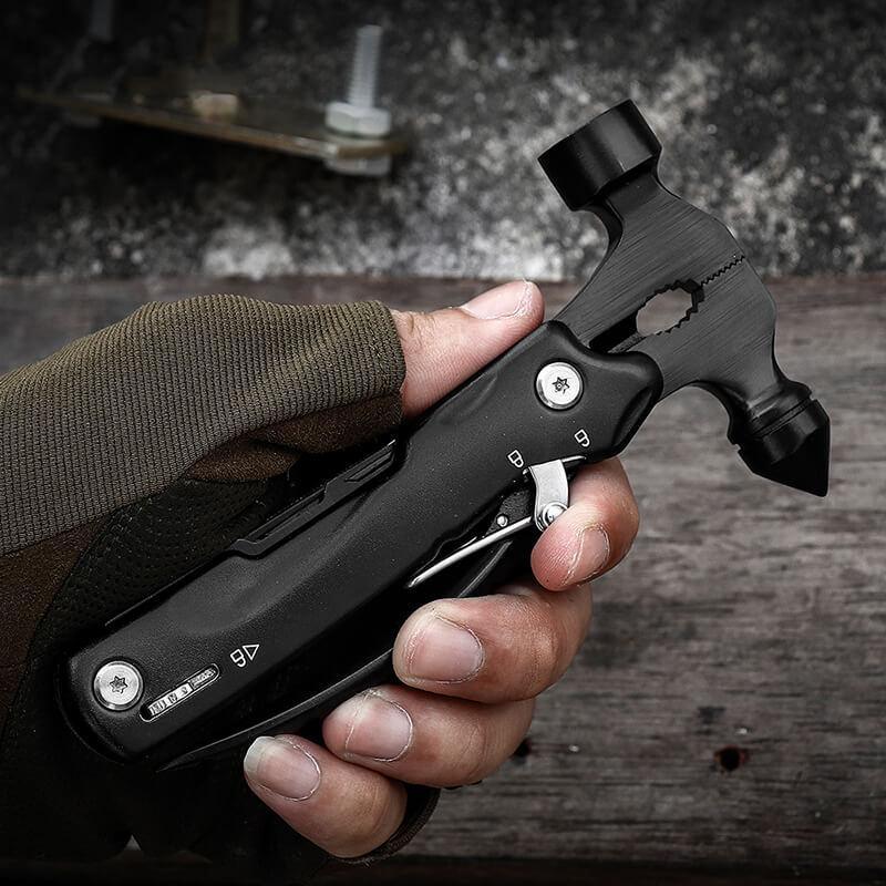 Tenvellon Multi Hammer Car Safety Hammer Outdoor Multi Tool Kit Secondary image