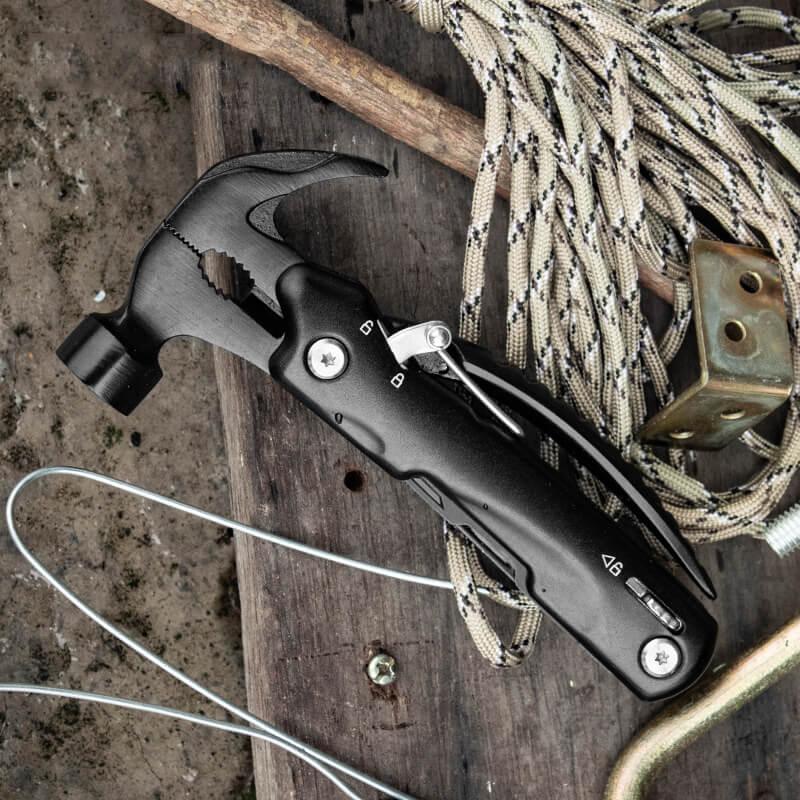 Claw Hammer 12 in 1  Multi Tool Outdoor Camping Tool