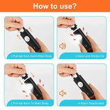 Tenvellon Personal Alarm Keychain Rechargeable Batteries 130dB for Women and Kids