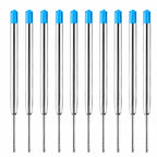 Ballpoint Pen Refills for EDC Pens, Black and Blue Ink Replacement Refills