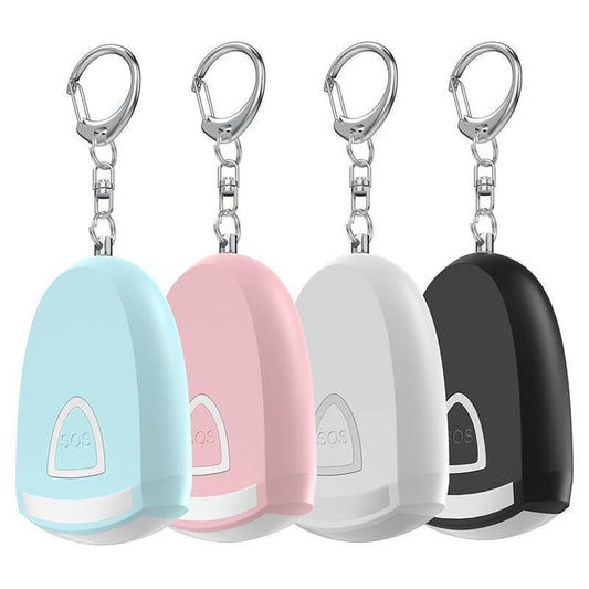 Tenvellon Personal Alarm Keychain 130dB Rechargeable Batteries