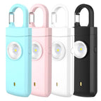 Tenvellon Personal Alarm Keychain Rechargeable Batteries 130dB for Women and Kids
