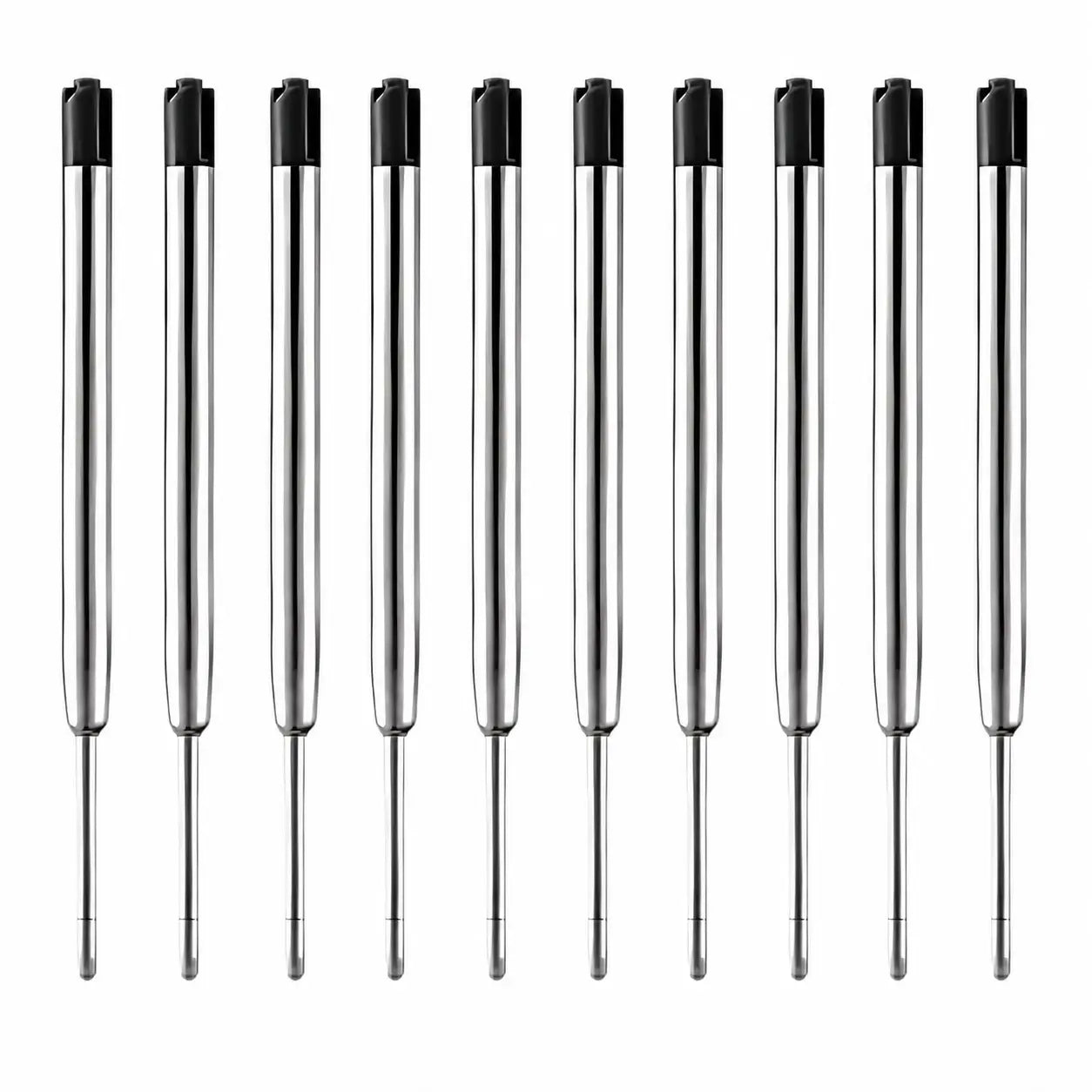 Ballpoint Pen Refills for EDC Pens, Black and Blue Ink Replacement Refills
