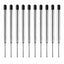 Ballpoint Pen Refills for EDC Pens, Black and Blue Ink Replacement Refills