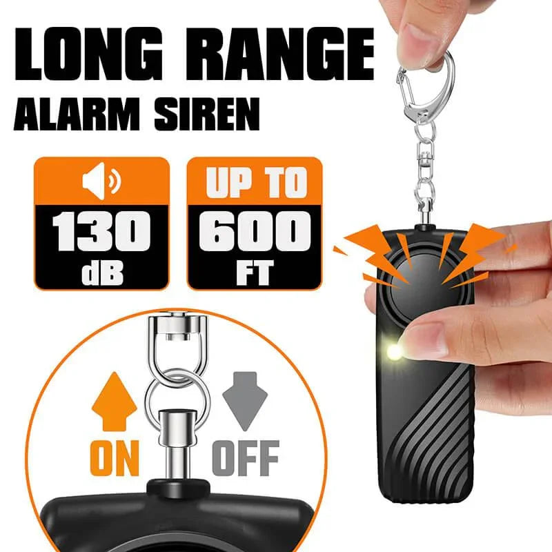 Tenvellon Personal Safety Alarm Keychain 130dB Secondary image