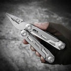 Tenvellon Outdoor Folding Pliers 12 in 1 High-Quality Precision Combination Multi Tool