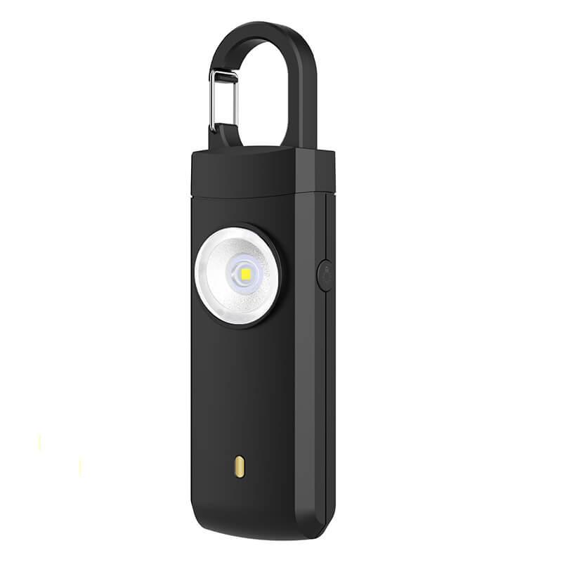 Tenvellon Personal Alarm Keychain Rechargeable Batteries 130dB for Women and Kids