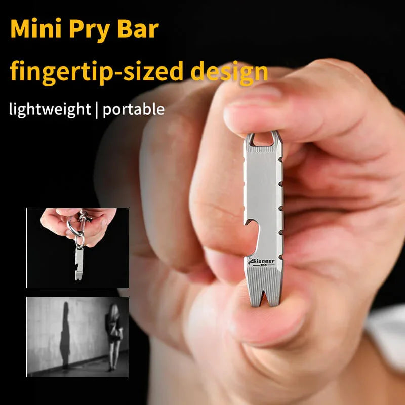 Titanium EDC Versatile Pry Bar Tool Secondary image