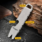 Titanium EDC Versatile Pry Bar Tool