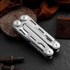 Tenvellon Outdoor Folding Pliers 12 in 1 High-Quality Precision Combination Multi Tool