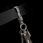 Titanium EDC key hanger with open hook design