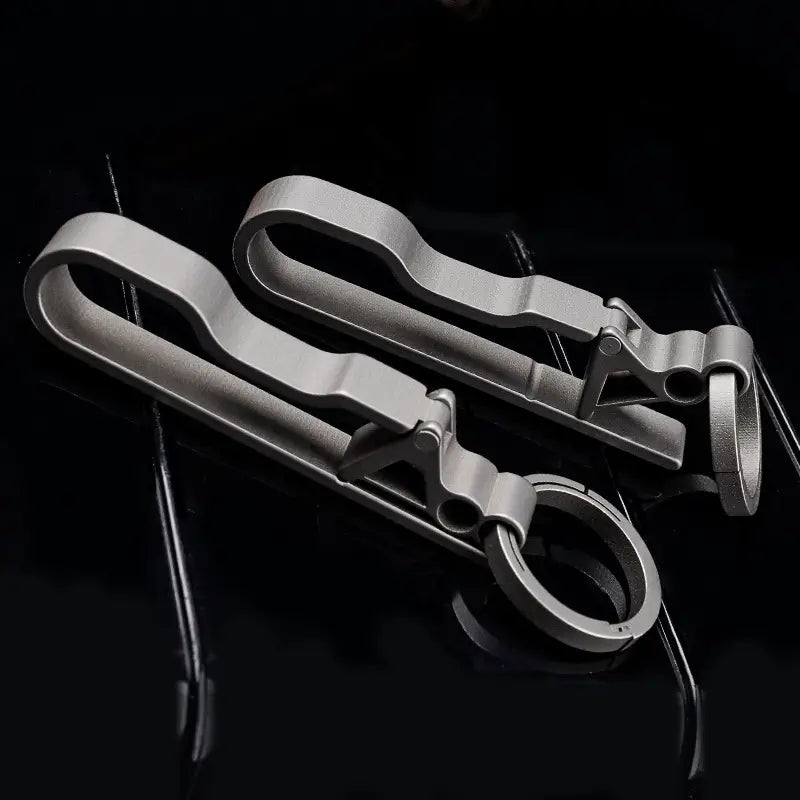 Compact titanium key holder for daily carry