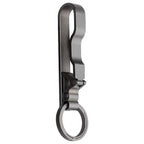 Titanium belt key clip size information with key ring
