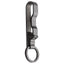 Titanium belt key clip size information with key ring