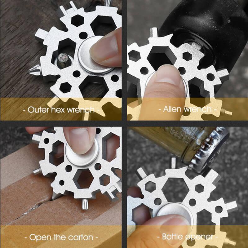 Tenvellon Snowflake Multi Tools 23 in 1 Secondary image