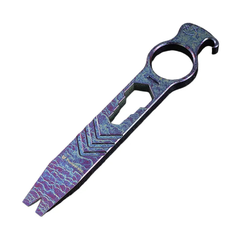 Titanium EDC Pry Bar Hex Wrench Pocket Tool