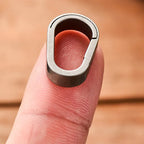 Lightweight EDC keychain clip for keys and small accessories