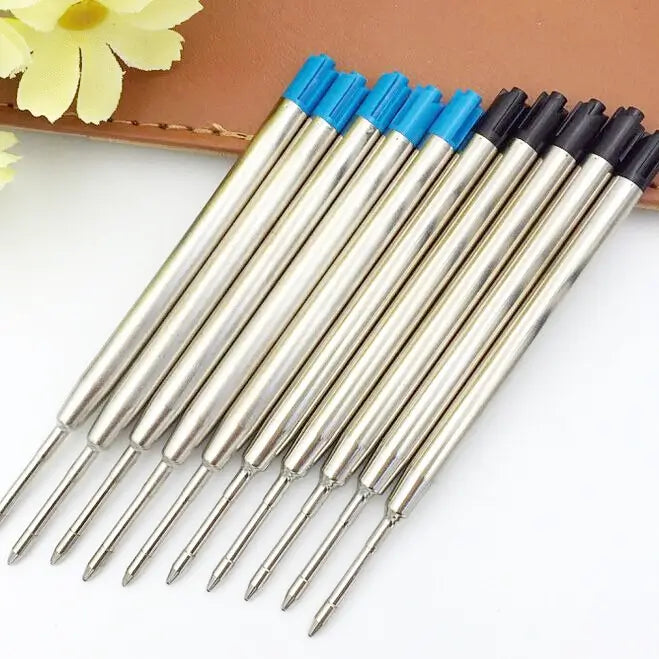Ballpoint Pen Refills for EDC Pens, Black and Blue Ink Replacement Refills