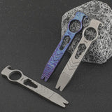 Titanium EDC Pry Bar Hex Wrench Pocket Tool