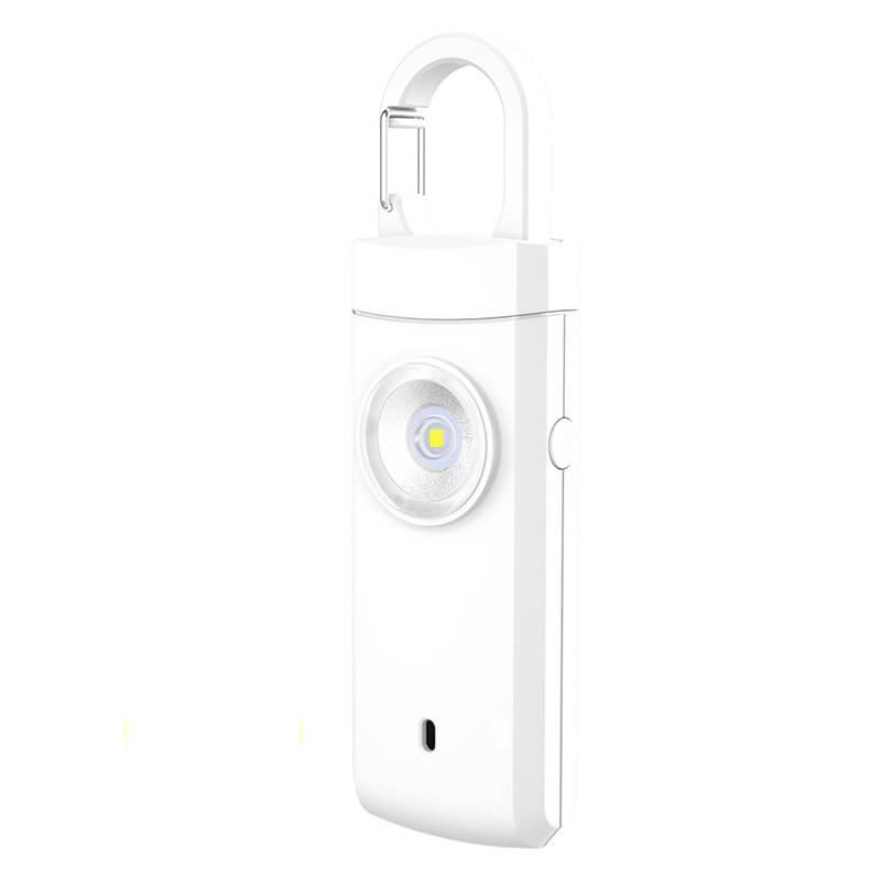 Tenvellon Personal Alarm Keychain Rechargeable Batteries 130dB for Women and Kids