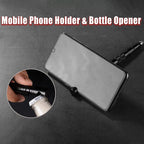 Utility pen with bottle opener and phone holder