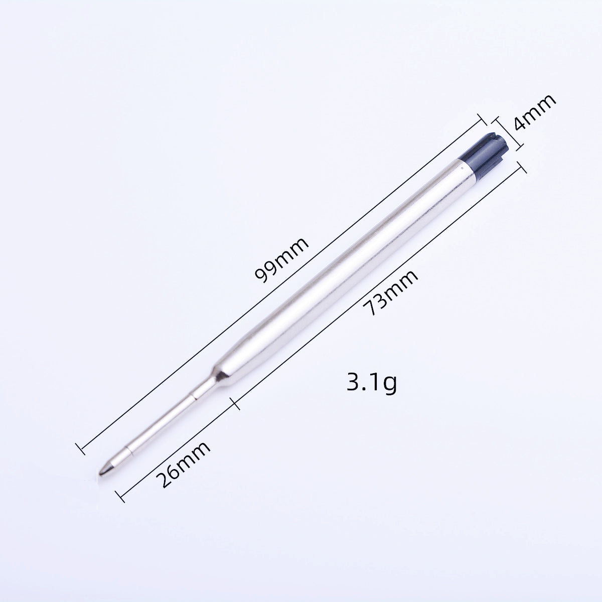 3-Pack Parker-Style G2 Pen Refills – Black Ink, 0.7mm