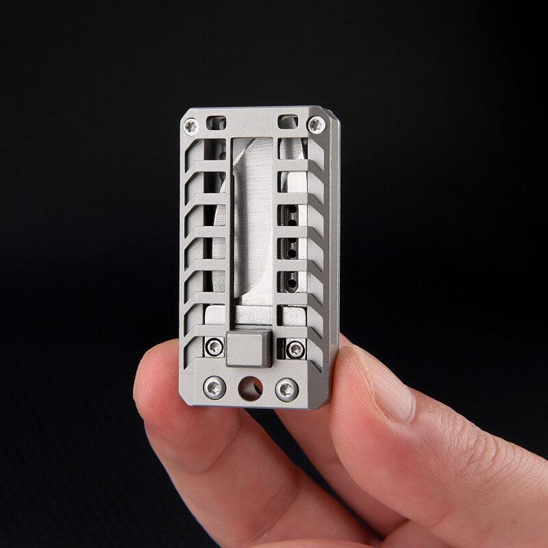 Tenvellon Stainless Steel Keychain Pocket Knife EDC