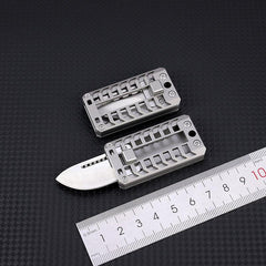 Tenvellon Stainless Steel Keychain Pocket Knife EDC