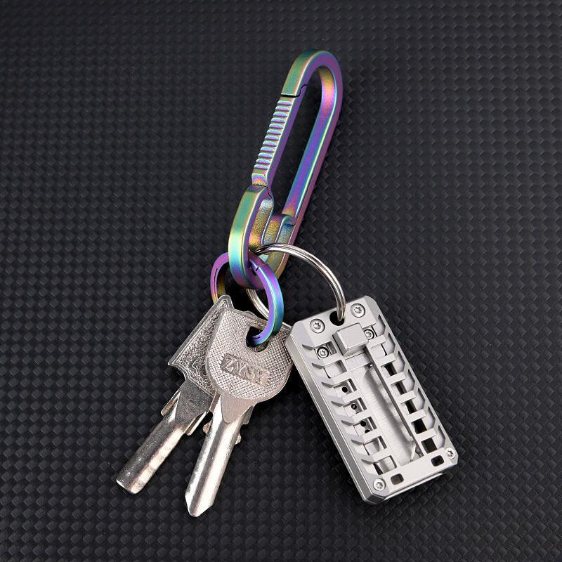 Tenvellon Stainless Steel Keychain Pocket Knife EDC