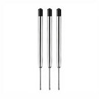 3-Pack Parker-Style G2 Pen Refills – Black Ink, 0.7mm