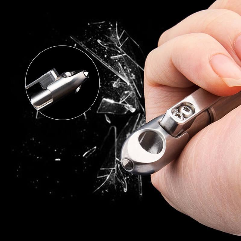 Tenvellon Titanium tactical Pen Button Writing Fluent Light Portable Multi-purpose EDC Secondary image