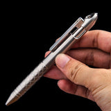 Tenvellon Titanium tactical Pen Button Writing Fluent Light Portable Multi-purpose EDC