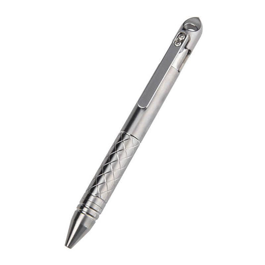 Tenvellon Titanium tactical Pen Button Writing Fluent Light Portable Multi-purpose EDC