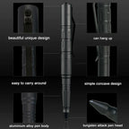 Black EDC writing pen with pocket clip