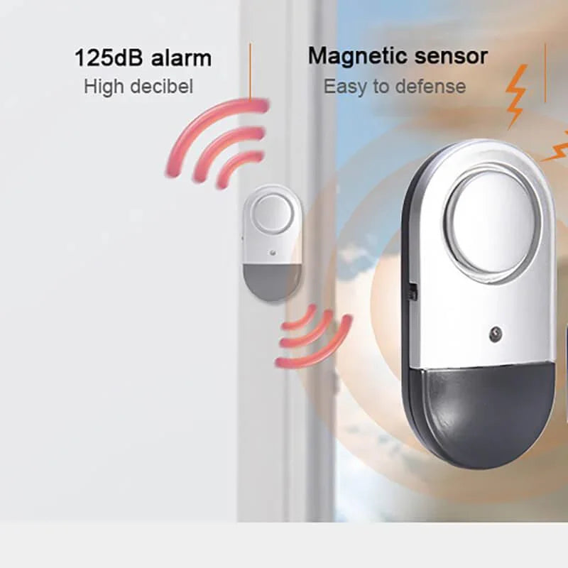 Tenvellon 4pcs Magnetic Door Window Alarm Secondary image