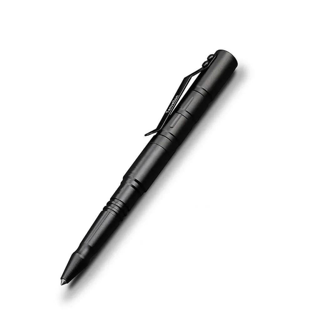 Tenvellon Black Aluminum EDC Writing Pen TP02